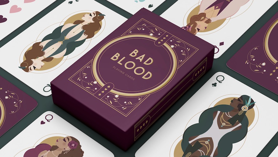 Fanbase Press Interviews Kelly McMahon and Mat Groom on Launching a Kickstarter Campaign for the Murder Mystery Card Game, ‘Bad Blood’