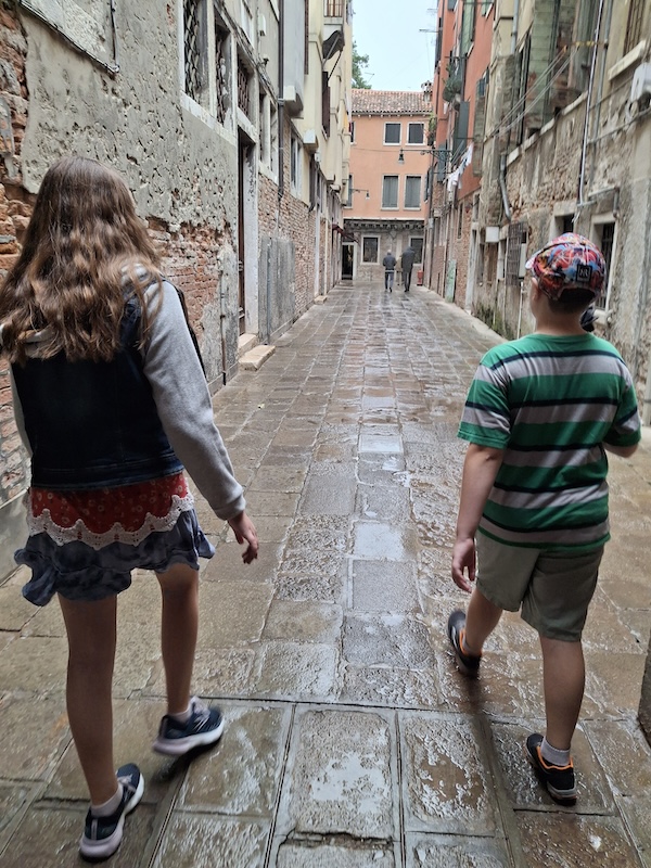 Kiddos in Venice