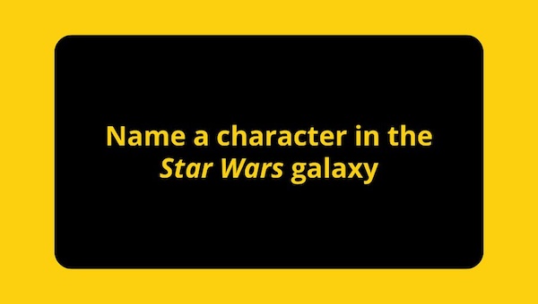 Geeky Parent Guide: Trivia with Your Kids 1 Trivia StarWars