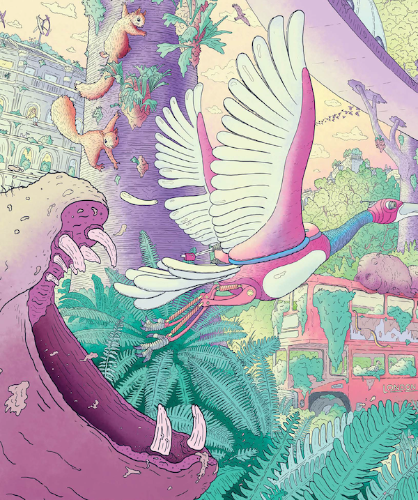 Fanbase Press Interviews Steve Mushin on the Upcoming Release of the Graphic Novel, ‘Ultrawild: An Audacious Plan for Rewilding Every City on Earth,’ with Lerner’s Graphic Universe 1 Ultrawild Preview