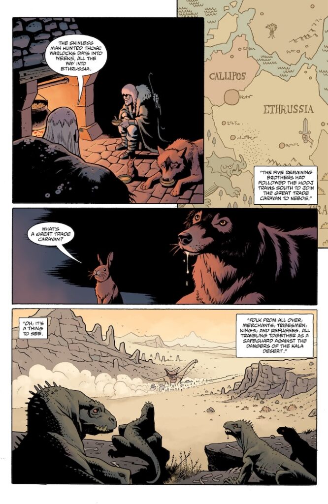 Fanbase Press Interviews Ben Stenbeck on the Release of the Comic Book Mini-Series, ‘Lands Unknown: The Skinless Man,’ with Mike Mignola and Dark Horse Comics 1 LU The Skinless Man 2