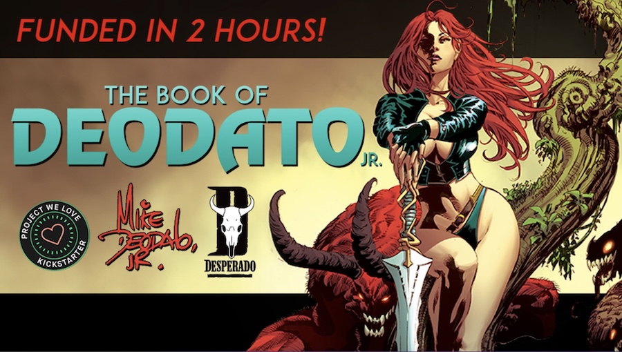 Fanbase Press Interviews Mike Deodato Jr. and Joe Pruett on the Kickstarter Campaign Launch for ‘The Book of Deodato Jr.’