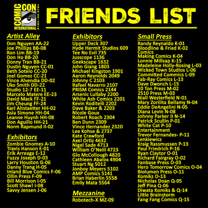 SDCC 2026 Friends