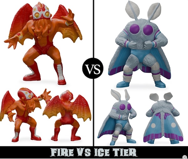 Cryptid Combat Fire vs Ice