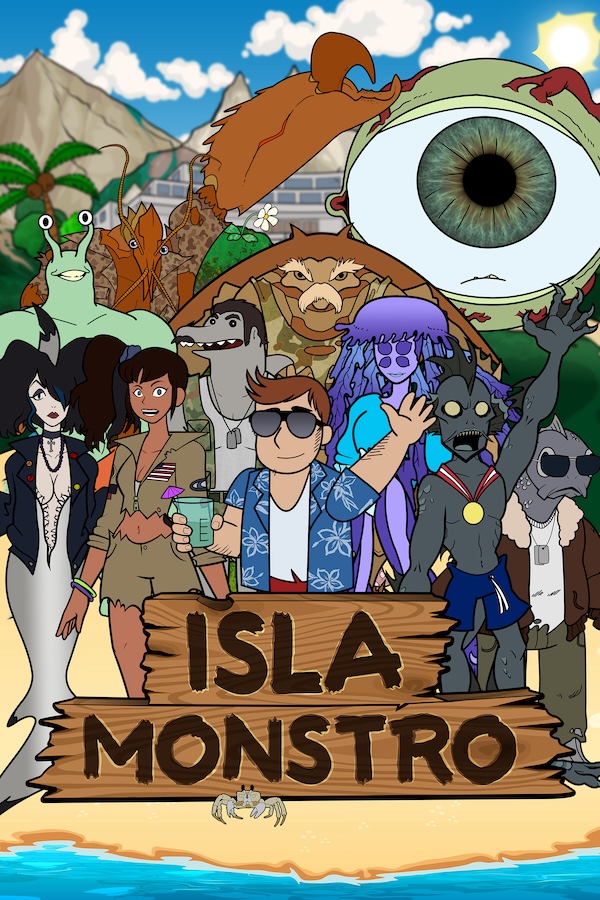ISLA MONSTRO POSTER